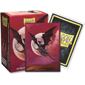 Dragon Shields: (100) Brushed Art - Valentines 2024