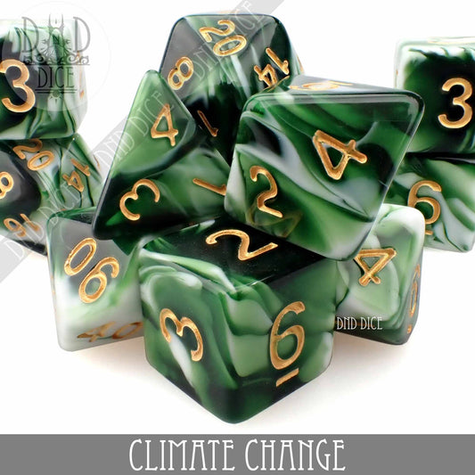 Climate Change 7 or 11: 7 Dice Set