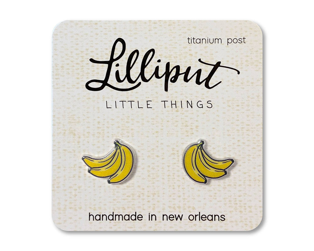 Banana Earrings // Quirky Earrings