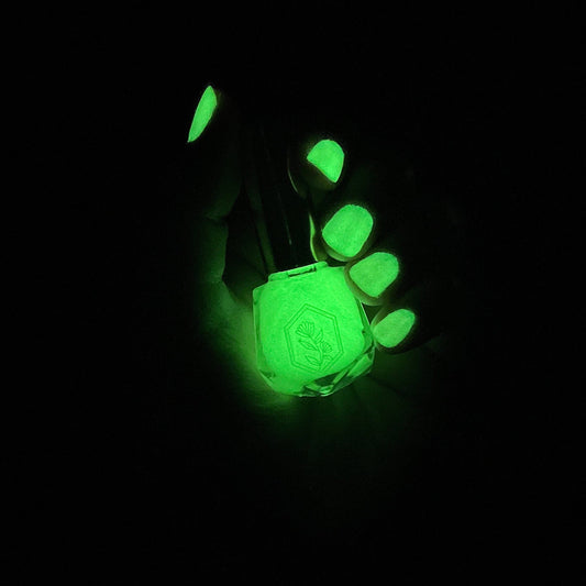 Sweet Pea - Glow In The Dark Golden Shimmer - Nail Polish