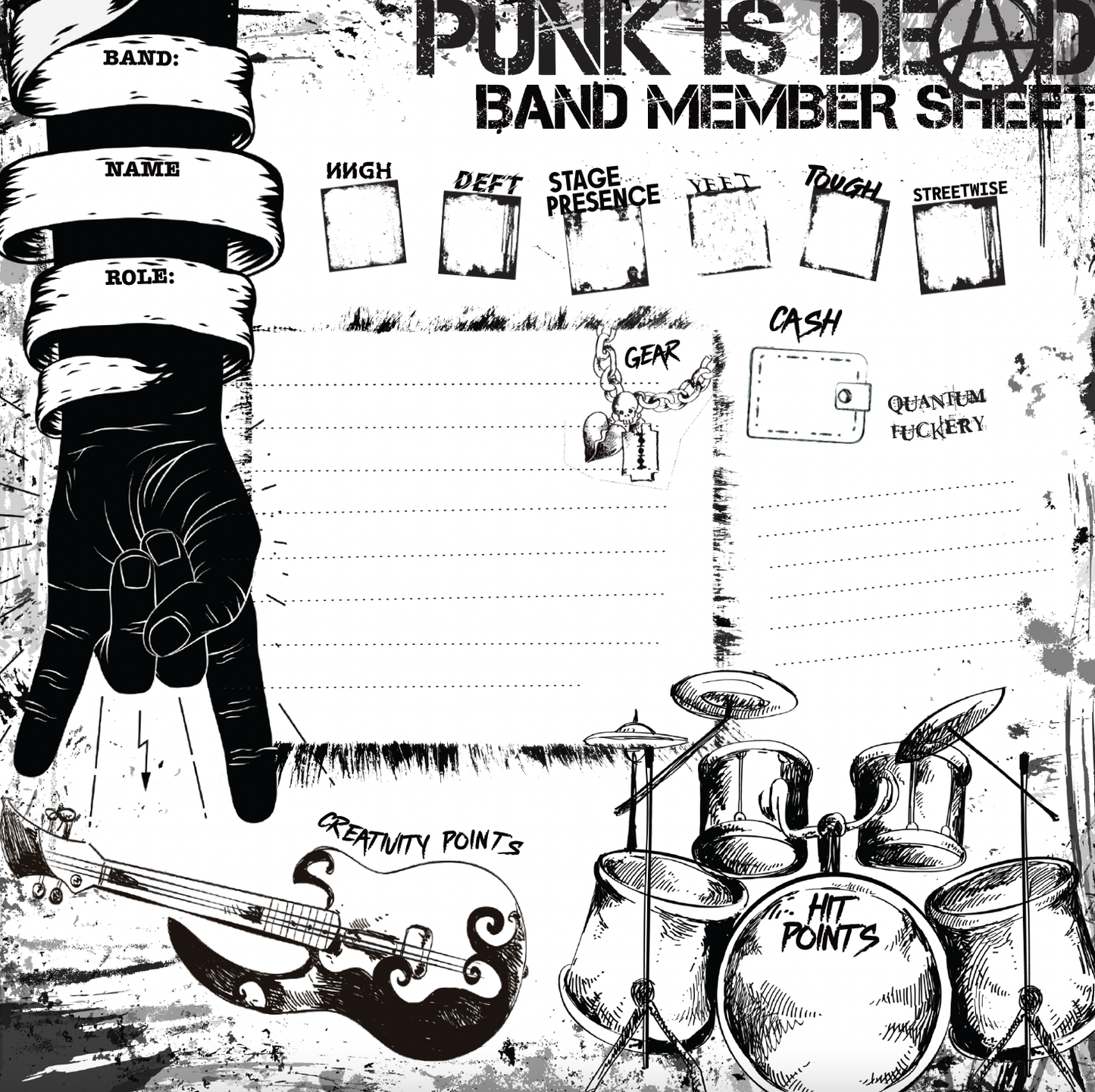 Punk is Dead - Core Rulebook: Physical