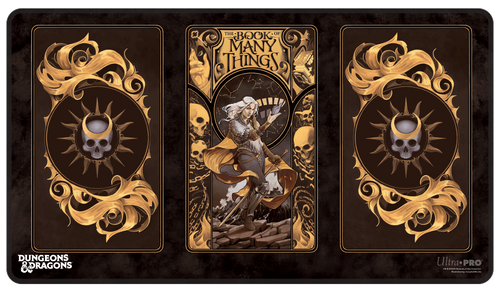 Dungeons & Dragons: The Deck of Many Things Black Stitched Playmat Featuring: Alternate Cover Artwork