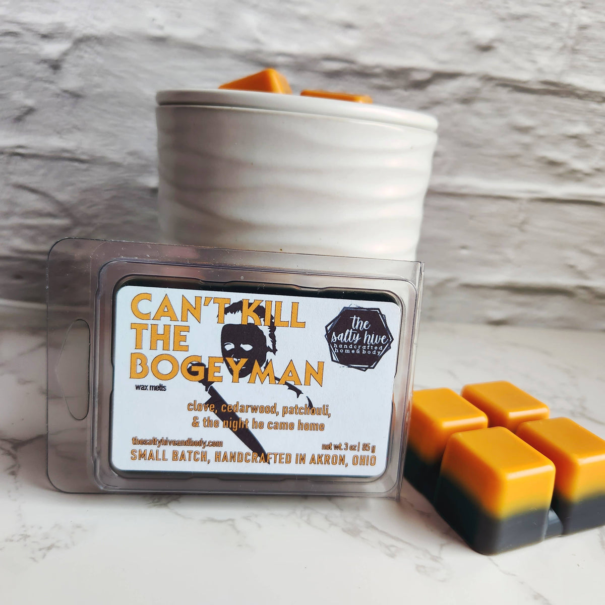 Can't Kill The Bogeyman horror wax melts, halloween movie
