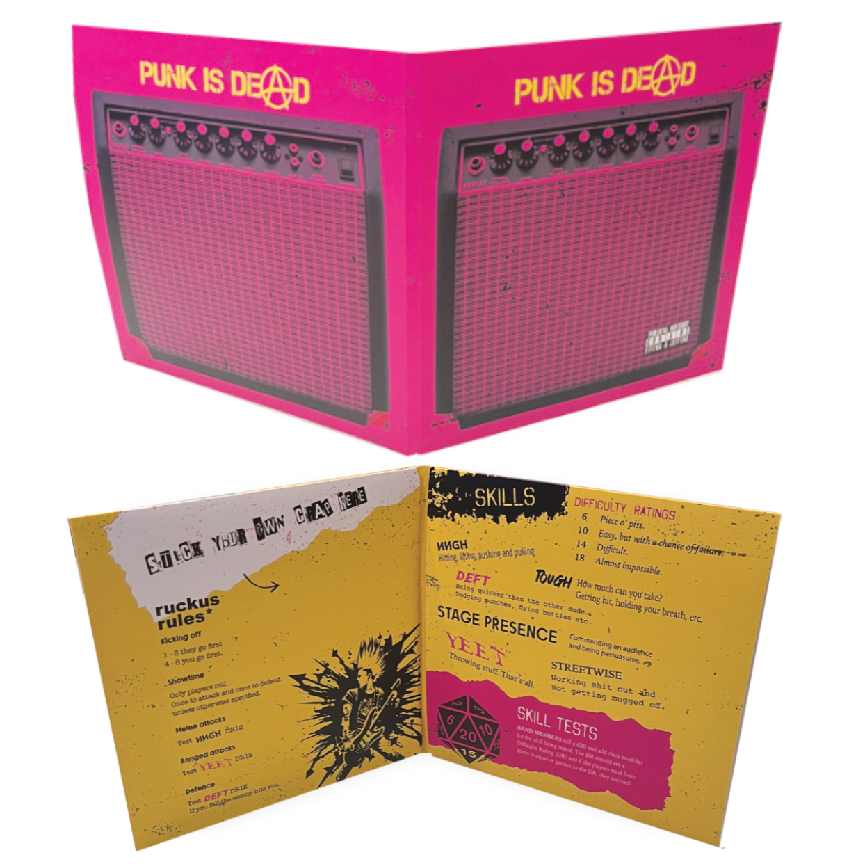 Punk Is Dead Band Manager Screen