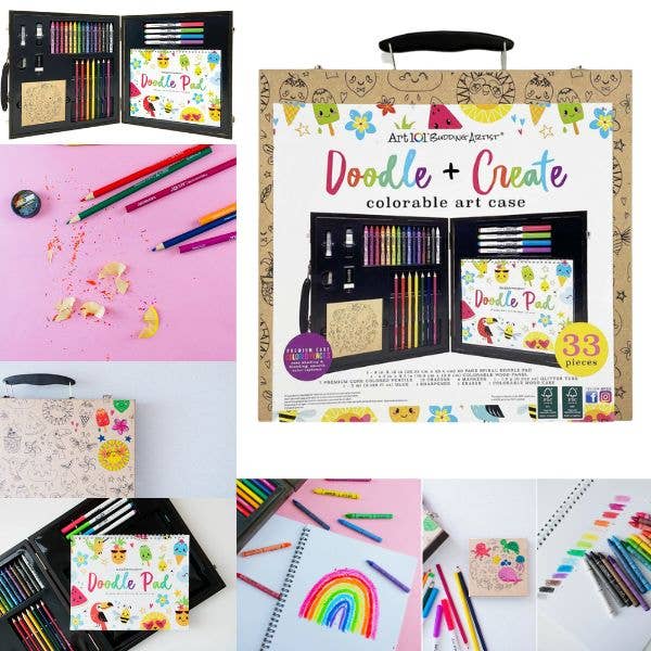 Doodle & Create - 33PC Colorable Art Set