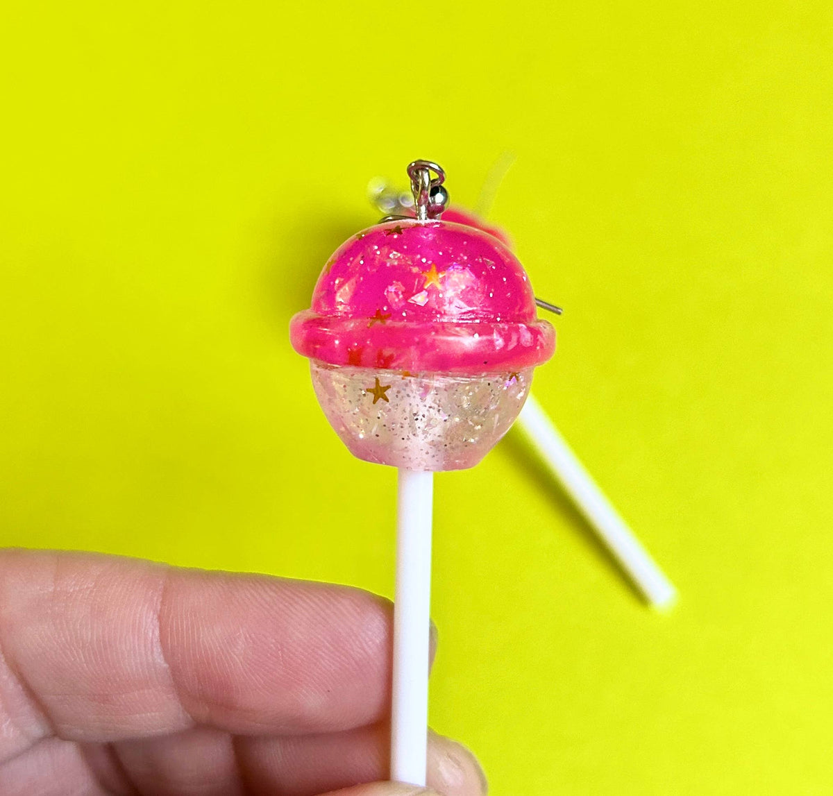 Lollipop Earring Food Earrings Funky Earrings Kitschy