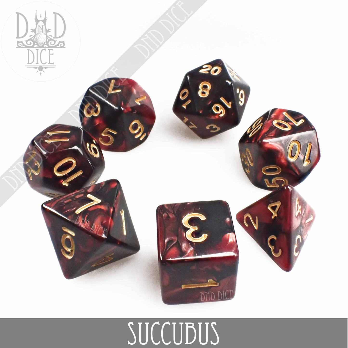 Succubus 7 or 11: 11 Dice Set
