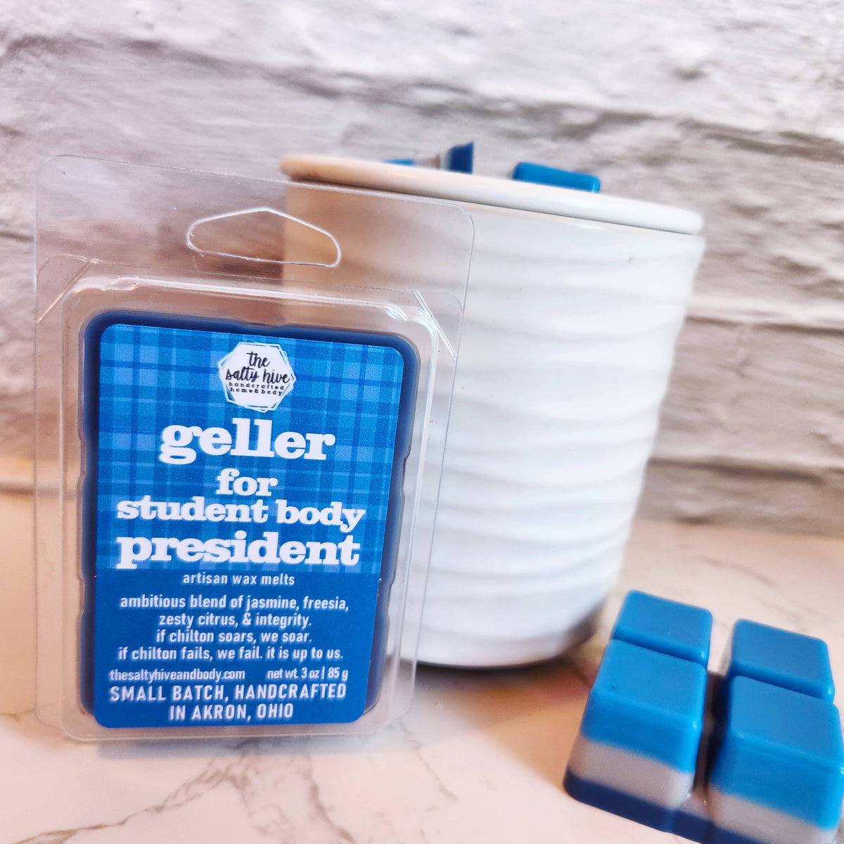 Geller For President wax melts, gilmore