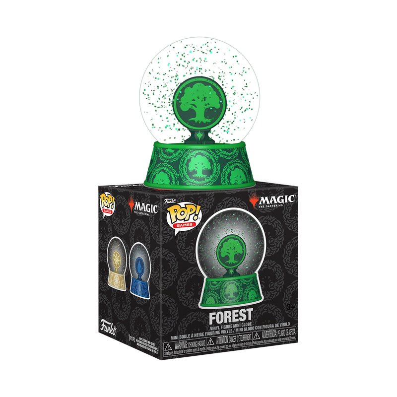 Magic:The Gathering Mini Glitter Globes - Forest