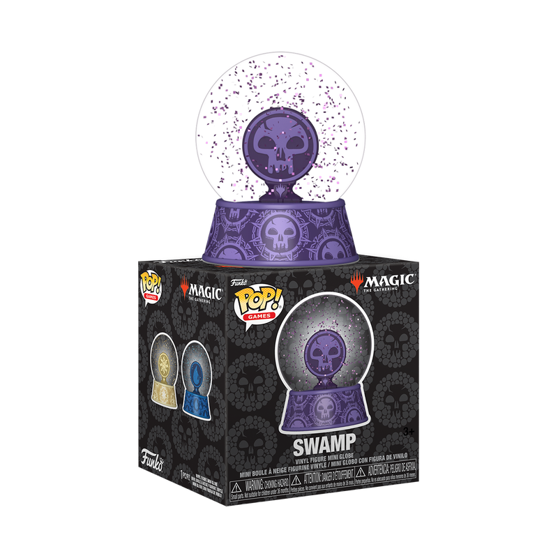 Magic:The Gathering Mini Glitter Globes - Swamp