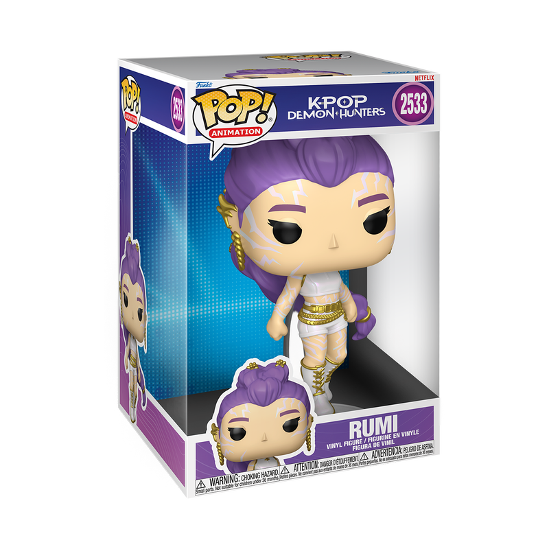 KPop Demon Hunters Rumi Jumbo 10-Inch Funko Pop! Vinyl Figure #2533