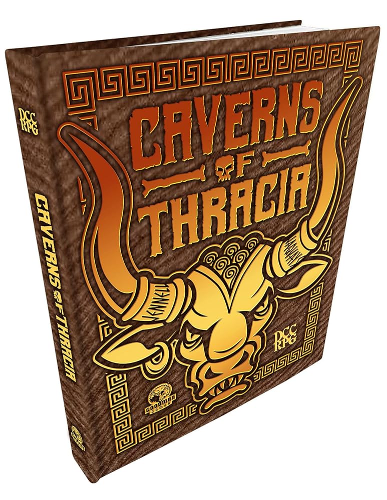 The Caverns of Thracia (DCC RPG) Minotaur Hide Cover cover image