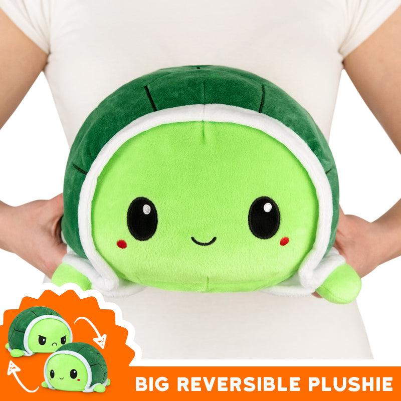 TEETURTLE BIG REVERSIBLE TURTLE PLUSHIE (GREEN)