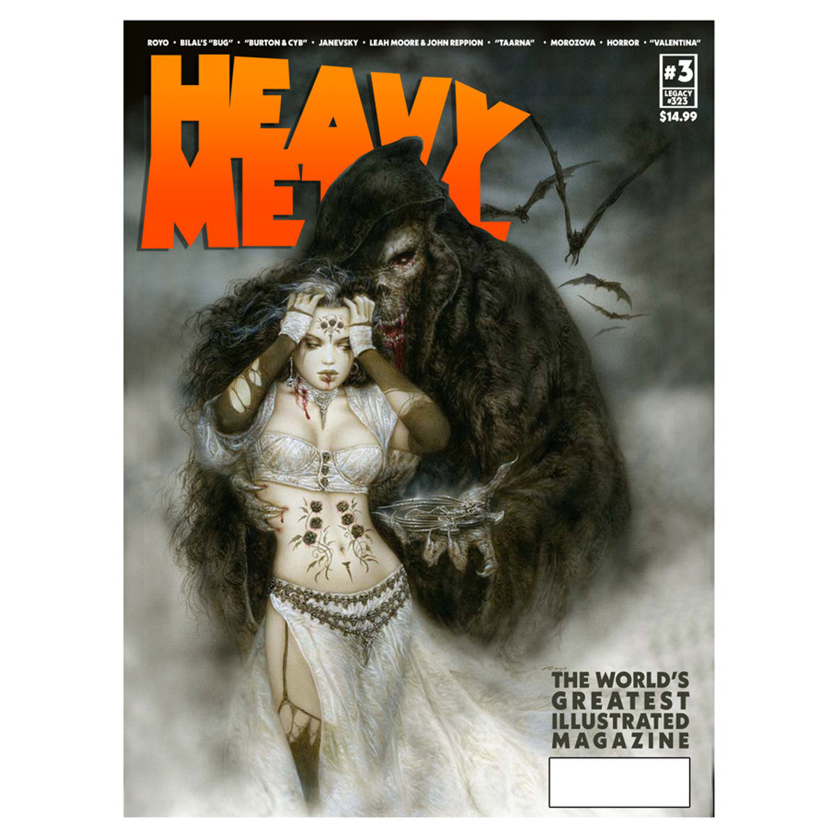 Heavy Metal #3A Luis Royo Cover