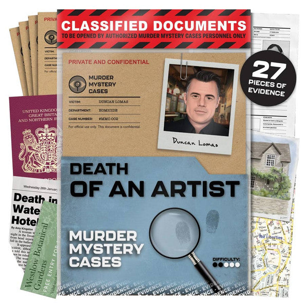 Murder Mystery Cases: Death of an Artist