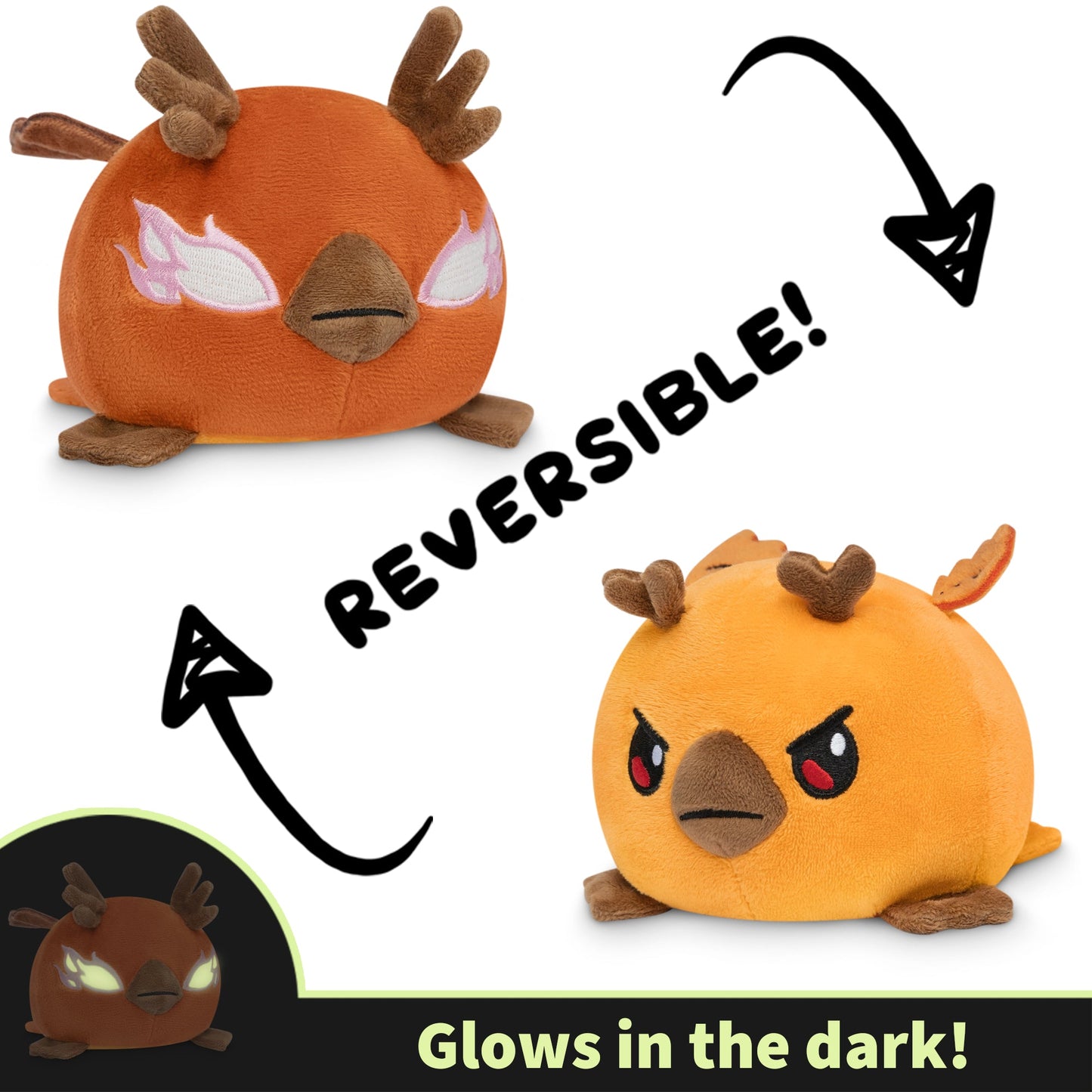 CASTING SHADOWS: TALON LIGHTFEATHER & TALON THE DARK STORM REVERSIBLE PLUSHIE