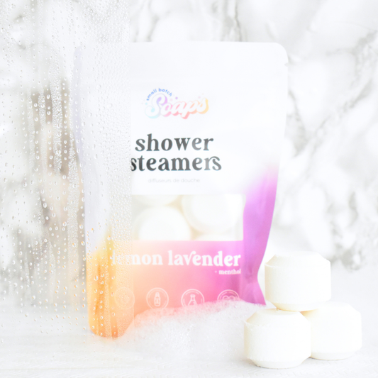 Lemon Lavender Shower Steamers: 6-Pack