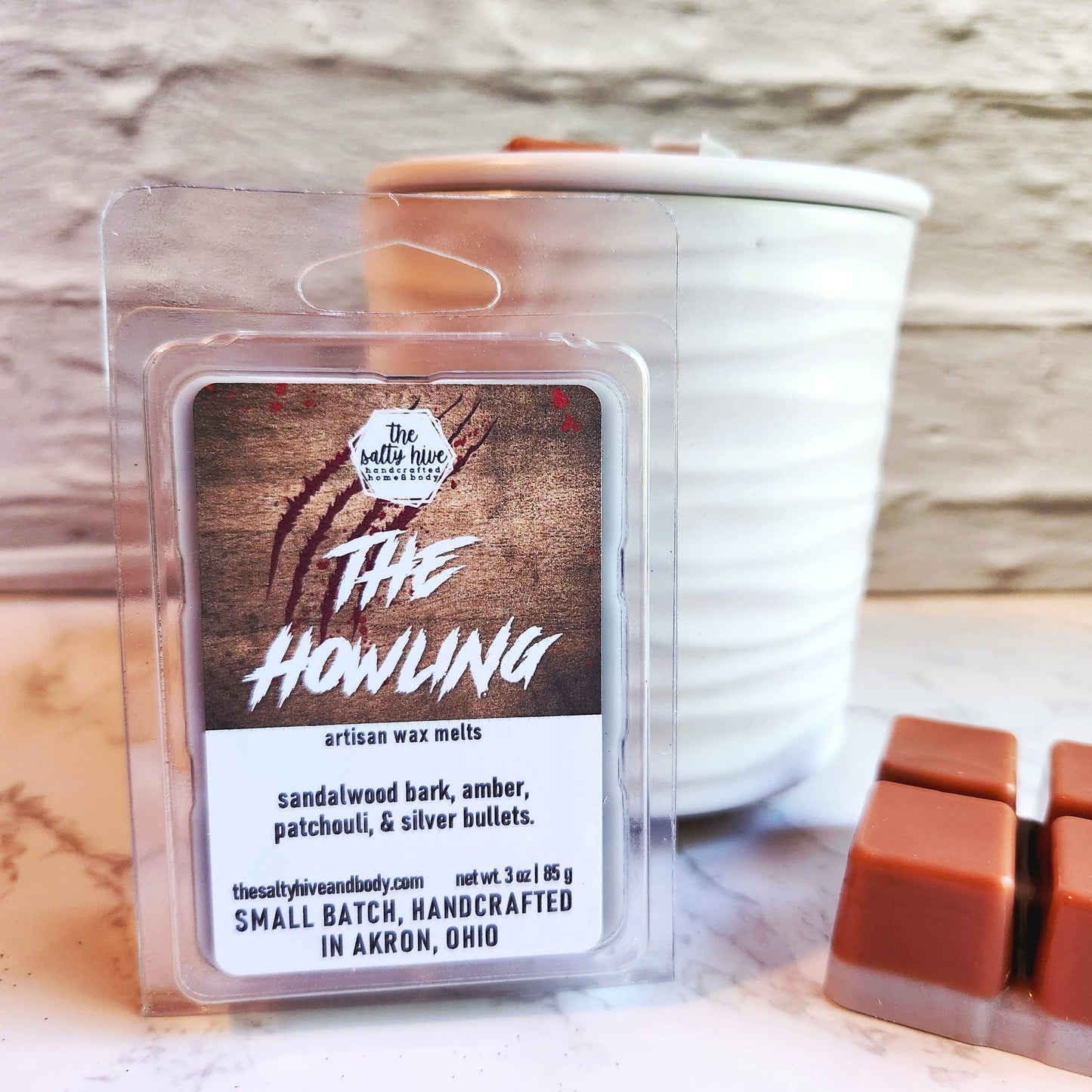 The Howling horror wax melts, sandalwood patchouli amber