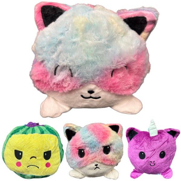 Cloud Plush - 9" Happy / Sad Reversible Plush - Styles Vary