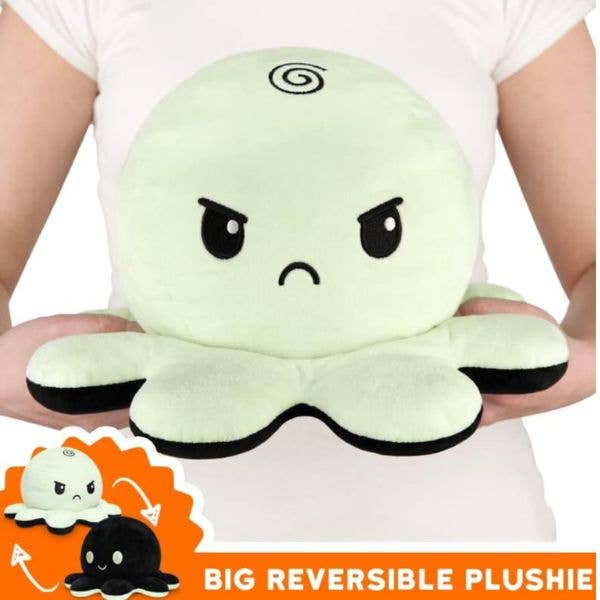 Tee-Turtle - The Big 10" Octopus - Mint Green To Black
