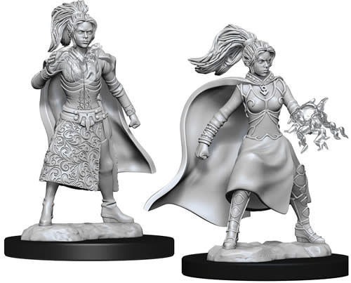 Dungeons & Dragons Nolzur's Marelous Miniature Human Female Druid Version 2
