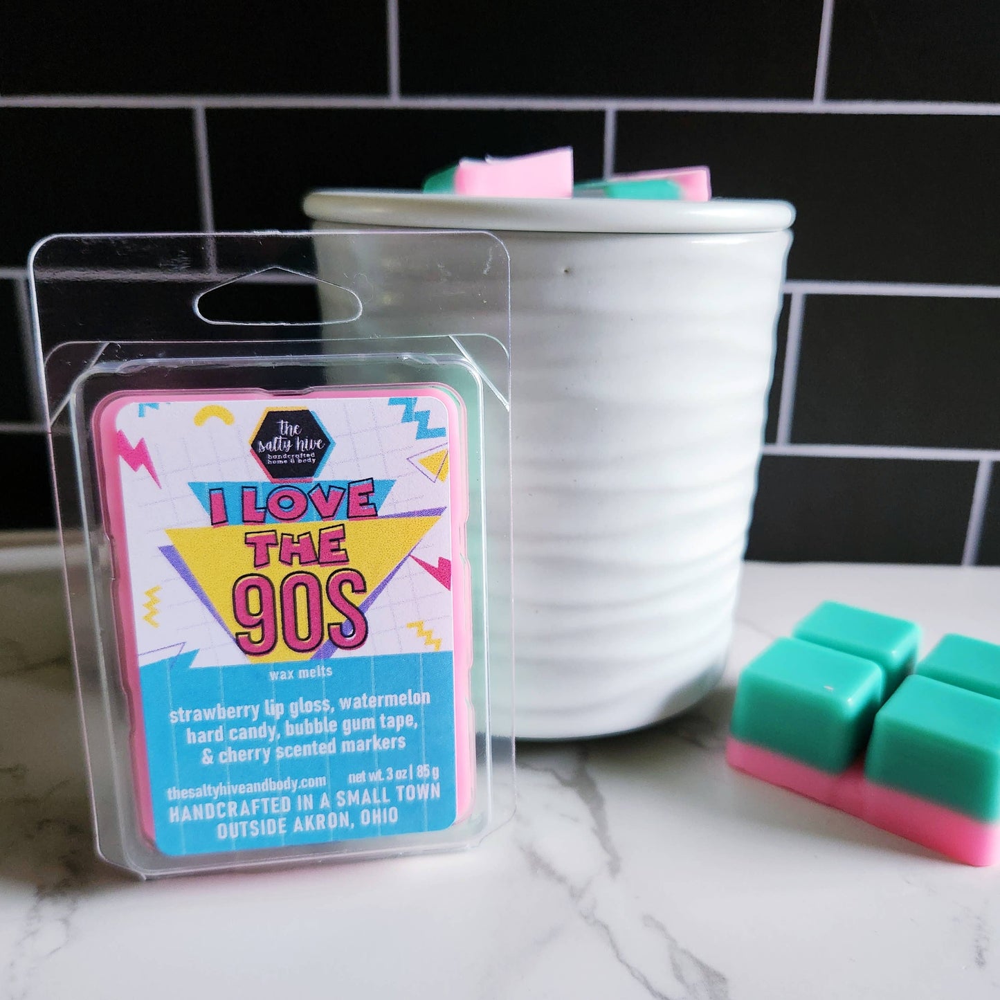 I Love The 90's wax melts, nostalgic, strawberry, watermelon