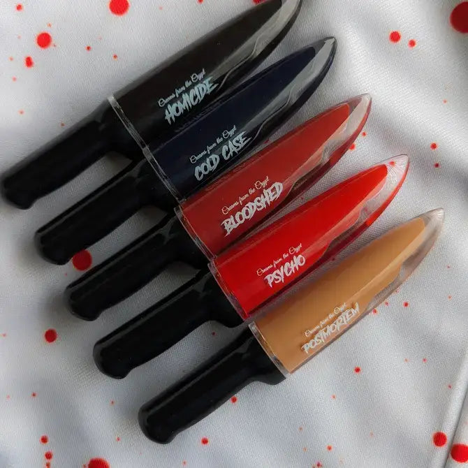 POSTMORTEM - Knife shaped slasher liquid lipstick
