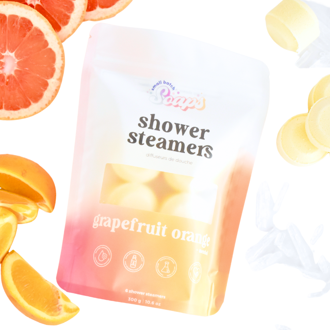 Grapefruit Orange Shower Steamers: 6-Pack
