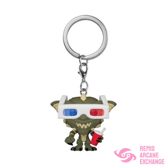 Gremlins Stripe With 3D Glasses Pocket Pop! Key Chain