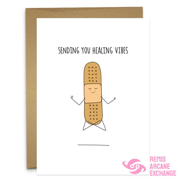 Healing Vibes Greeting Card