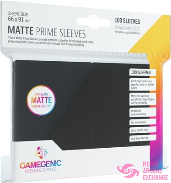 Prime Double Sleeving Pack - Black (100)