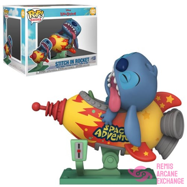 Stitch In Rocket Funko Pop! Vinyl Vehicle
