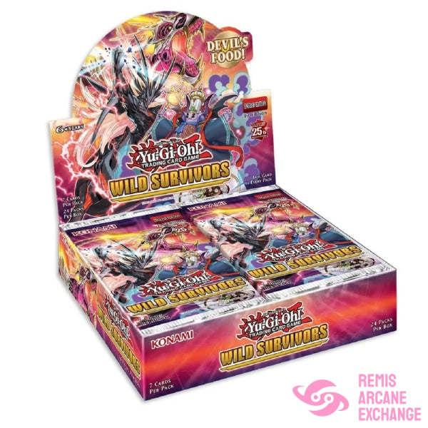 Yu-Gi-Oh Tcg: Wild Survivors - Booster Box 1St Edition Collectible Card Games