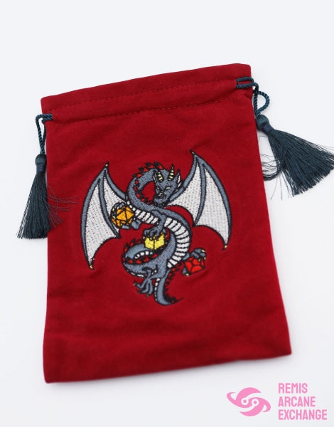 Black Dragon Dice Bag Accessories