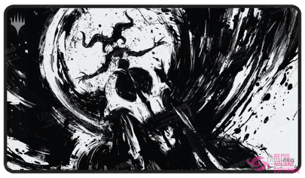 Black Stitched Playmat Sheolred March Of The Machine