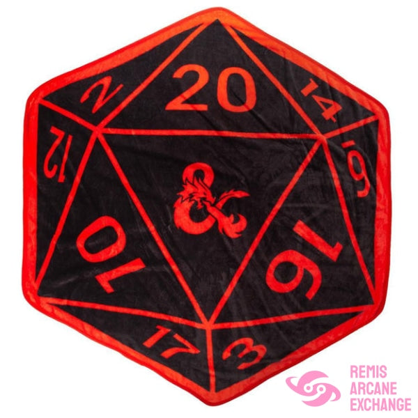 D&D Dice Shaped Fleece Blanket