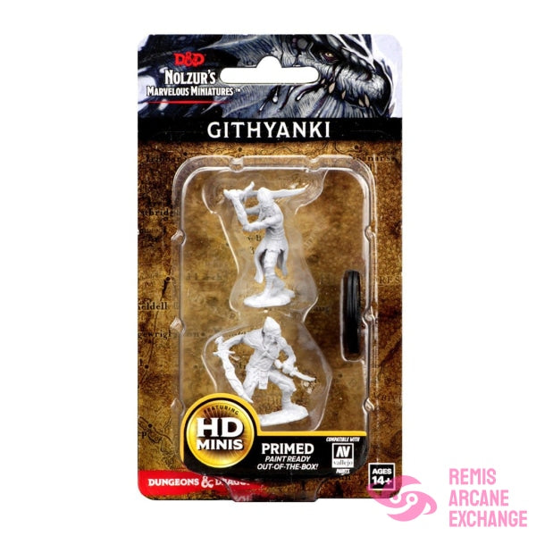 D&D Nolzurs Mavelous Unpainted Miniatures: W04 Githyanki Role Playing Games