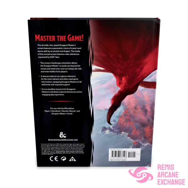 D&D Rpg: Dungeon Master`s Screen Reincarnated Role Playing Games