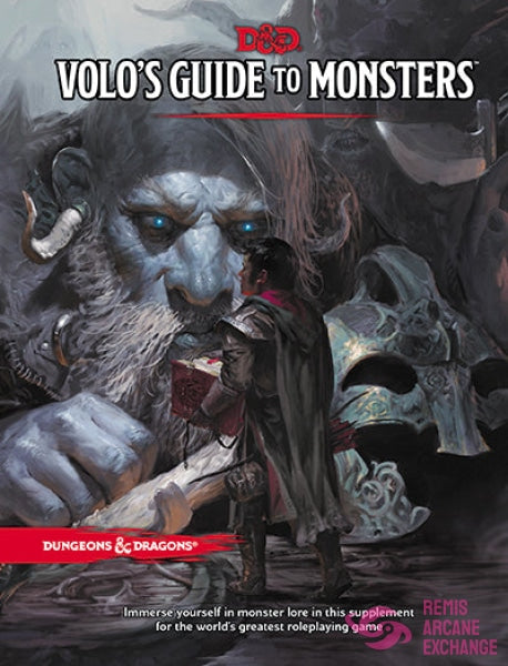 D&D Rpg: Volo`s Guide To Monsters Hard Cover Role Playing Games