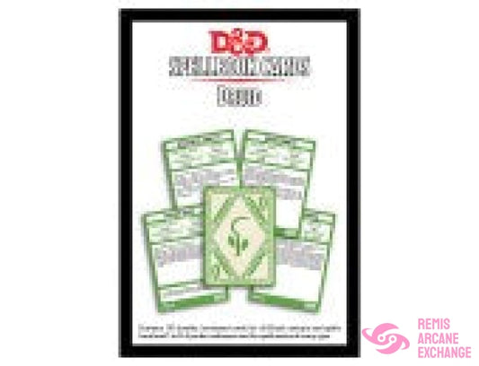 D&D Spellbook Cards: Druid Deck Role Playing Games