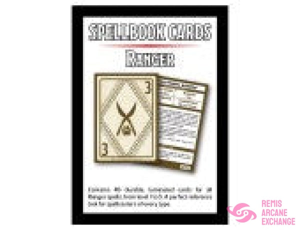 D&D Spellbook Cards: Ranger Deck Role Playing Games