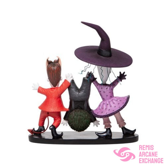 Disney Showcase Nightmare Before Christmas Lock Shock And Barrel Statue