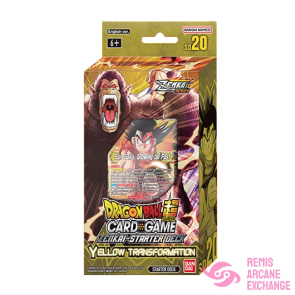 Dragon Ball Super: Zenkai Series Yellow Transformation Sd20