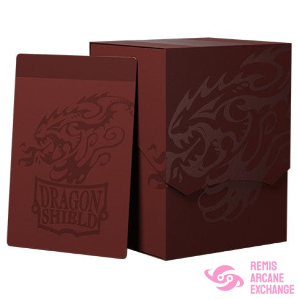 Dragon Shield Deck Shell - Blood Red / Black