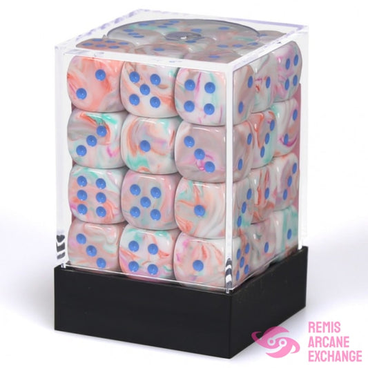 Festive: 12Mm D6 Pop Art / Blue Dice Block (36 Dice) Accessories