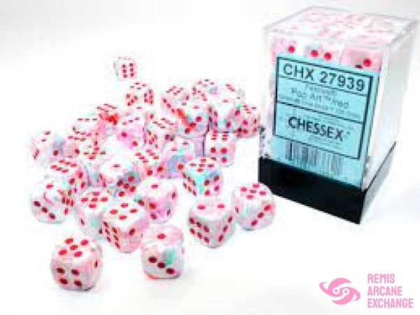 Festive: 12Mm D6 Pop Art/Red Dice Block (36 Dice) Accessories