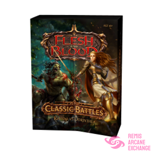 Flesh And Blood Classic Battles Rhinar Vs Dorinthea