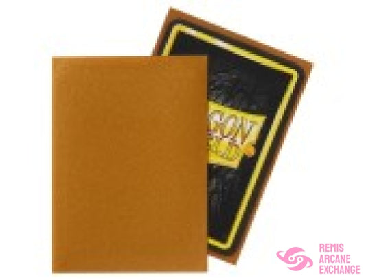 Gold Matte Sleeves (100)