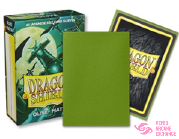 Japanese Olive Matte Sleeves (60)