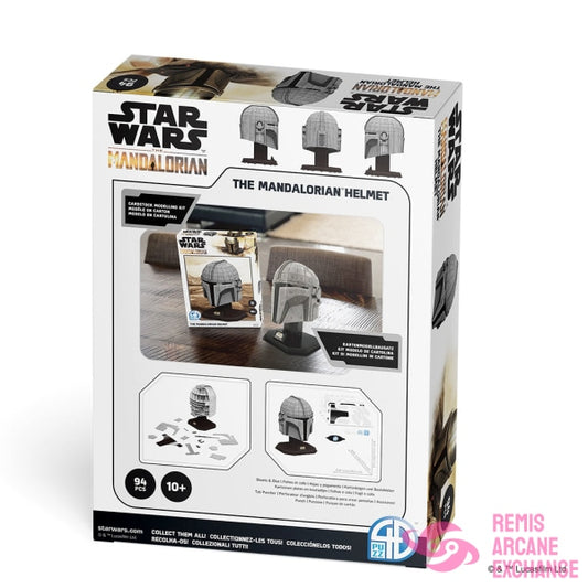 Mandalorian: Mandalorian Helmut Style #1 Paper Model Kit-Medium